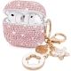 Airpods Pro 3 Five-leaf Clover with Full Diamond Design case