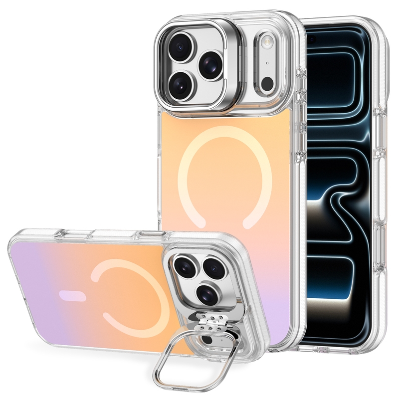 Laser-etched transparent phone case