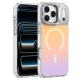 Laser-etched transparent phone case