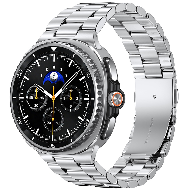 Stainless steel watch strap