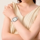 Square-shaped metal watch strap