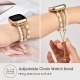 Pull out the jewelry strap of the pearl watch