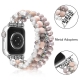 Pink zebra stone watch strap