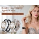 Black agate bead watch strap
