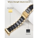Alloy resin watch strap