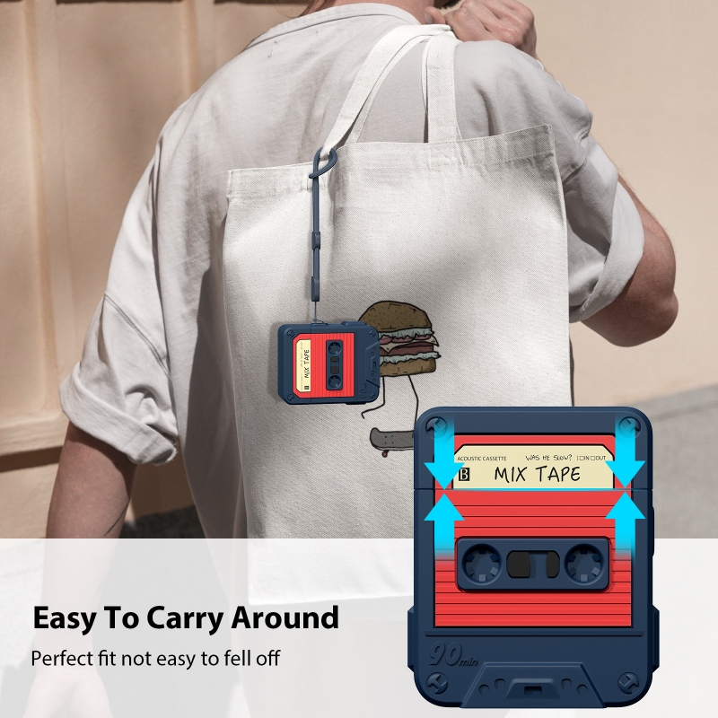 Tape earphone case