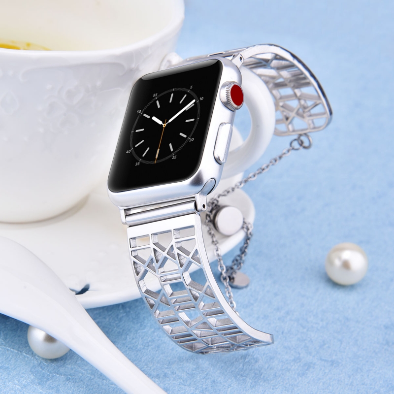 Apple watch band-Stainless Steel Stylish Luxury Woman Watch Band Bracelet