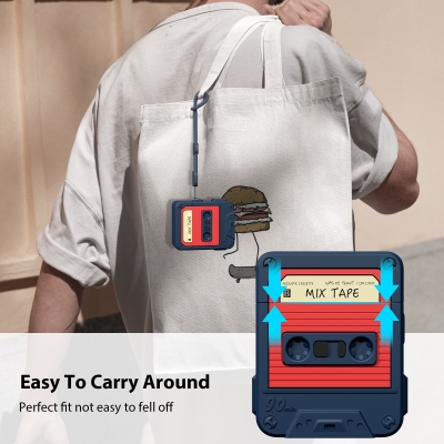 Tape earphone case