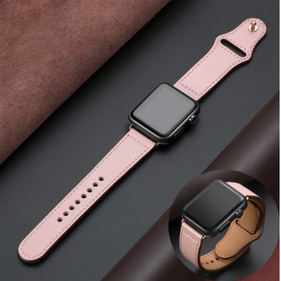 apple genuine leather watch  band-sigle buckle 