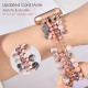 Apple watch beaded bands Gemstone Pink Bracelet 