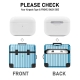 Airpod suitcase luggage TPU PC 3D case