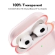 Airpods case tpu single color transparent 