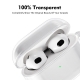 Airpods case tpu single color transparent 