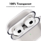 Airpods case tpu single color transparent 