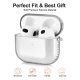 Airpods case tpu single color transparent 