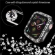 TPU watch case double row diamond