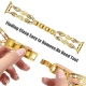 wave drill for apple watch band